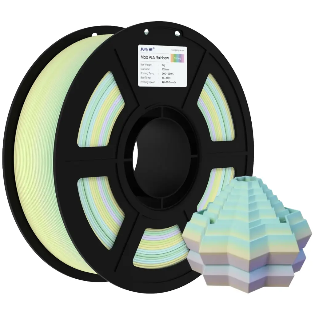 PLA MATT RAINBOW FILAMENT JAMG HE