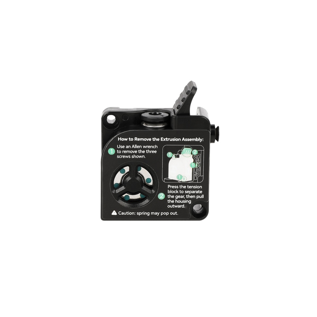 [4001020081] Extruder Front Cover K2-PRO-PLUS Creality